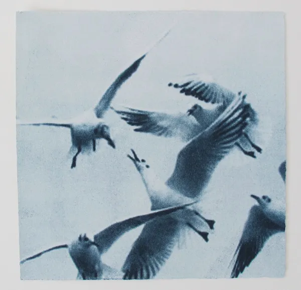 Tiefdruck / Monotypien Gumprint, Werk 33 von 47, 27,5 × 27,5 cm — Pia Schläppi