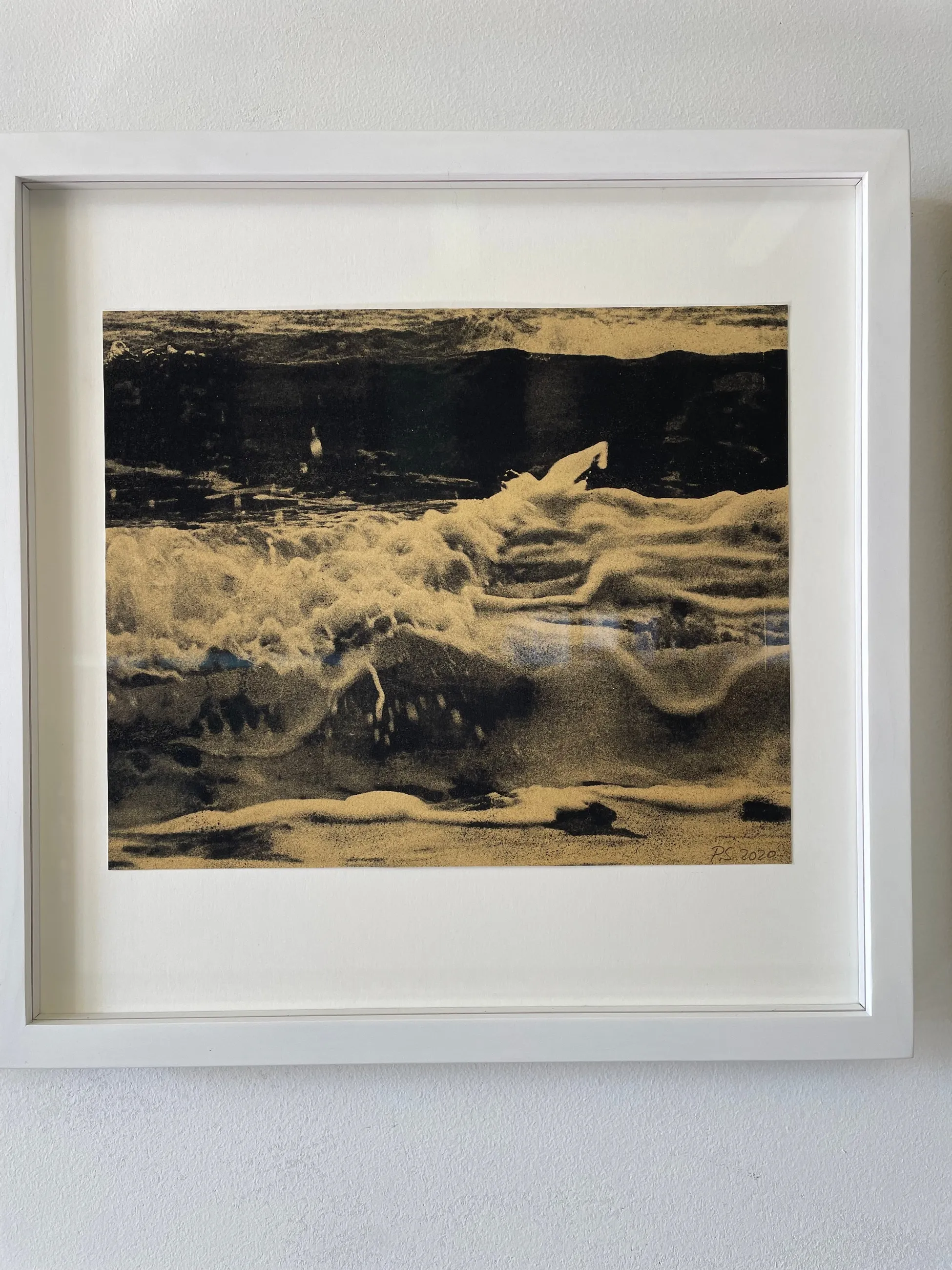Tiefdruck / Monotypien Gumprint, Werk 46 von 47, 30 × 30 cm — Pia Schläppi